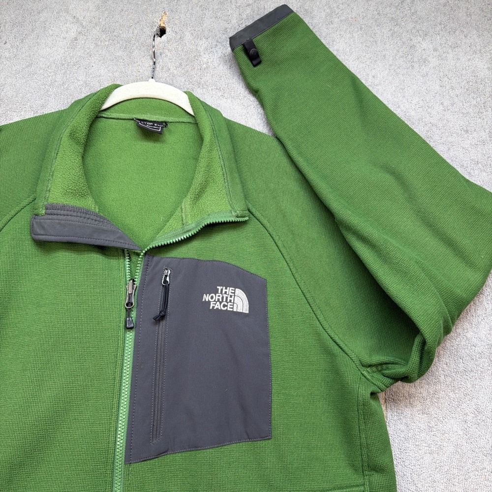 The North Face‎ Men's Full Zip Fleece Jacket Green XL
